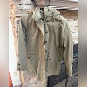 Sezane Hugo Parka Cargo Green Size 4